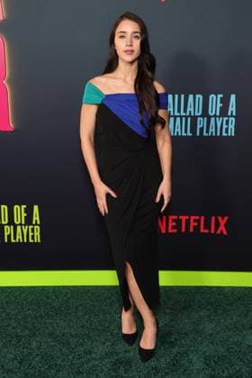 Los Angeles Special Screening Of Netflix s Ballad Of A Small Player 14 October 2025 . Los Angeles, California - Caylee Cowan At Los Angeles Special Screening Of Netflix s Ballad Of A Small Player held at The Egyptian Theater in Los Angeles., Credit:Sadou Faye Avalon United States, CA, Los Angeles, The Egyptian Theater  Copyright: xSadouxFayex xAvalonx 1045622761
