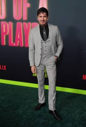 Los Angeles Special Screening Of Netflix s Ballad Of A Small Player 14 October 2025 . Los Angeles, California - Lewis Tan At Los Angeles Special Screening Of Netflix s Ballad Of A Small Player held at The Egyptian Theater in Los Angeles., Credit:Sadou Faye Avalon United States, CA, Los Angeles, The Egyptian Theater  Copyright: xSadouxFayex xAvalonx 1045623834