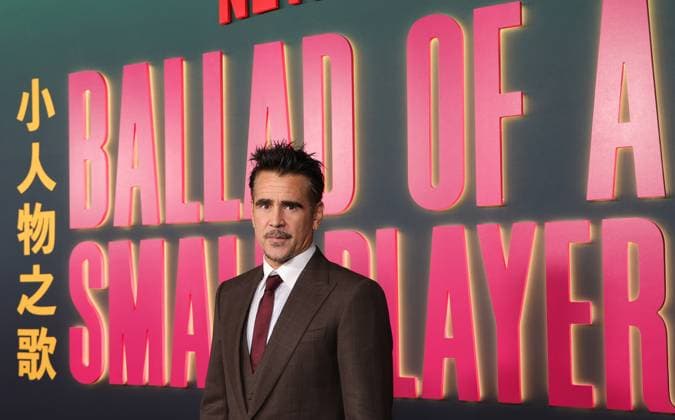 Los Angeles Special Screening Of Netflix s Ballad Of A Small Player 14 October 2025 . Los Angeles, California - Colin Farrell At Los Angeles Special Screening Of Netflix s Ballad Of A Small Player held at The Egyptian Theater in Los Angeles., Credit:Sadou Faye Avalon United States, CA, Los Angeles, The Egyptian Theater  Copyright: xSadouxFayex xAvalonx 1045624012
