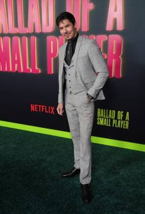 14 October 2025 - Los Angeles, California - Lewis Tan. Los Angeles Special Screening Of Netflix s Ballad Of A Small Player held at The Egyptian Theater. Los Angeles USA - ZUMAa123 20251014_zaa_a123_028 Copyright: xADx