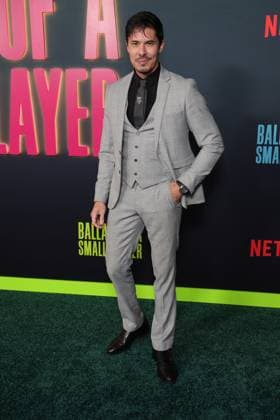 14 October 2025 - Los Angeles, California - Lewis Tan. Los Angeles Special Screening Of Netflix s Ballad Of A Small Player held at The Egyptian Theater. Los Angeles USA - ZUMAa123 20251014_zaa_a123_019 Copyright: xADx