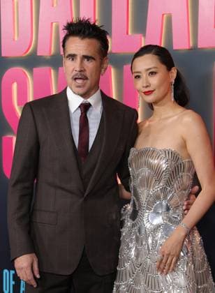 14 October 2025 - Los Angeles, California - Colin Farrell, Fala Chen. Los Angeles Special Screening Of Netflix s Ballad Of A Small Player held at The Egyptian Theater. Los Angeles USA - ZUMAa123 20251014_zaa_a123_042 Copyright: xADx