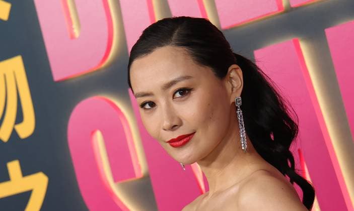 14 October 2025 - Los Angeles, California - Fala Chen. Los Angeles Special Screening Of Netflix s Ballad Of A Small Player held at The Egyptian Theater. Los Angeles USA - ZUMAa123 20251014_zaa_a123_057 Copyright: xADx