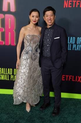 Los Angeles Special Screening Of Netflix s Ballad Of A Small Player 14 October 2025 . Los Angeles, California - Fala Chen, Dan Lin At Los Angeles Special Screening Of Netflix s Ballad Of A Small Player held at The Egyptian Theater in Los Angeles., Credit:Sadou Faye Avalon United States, CA, Los Angeles, The Egyptian Theater  Copyright: xSadouxFayex xAvalonx 1045624740