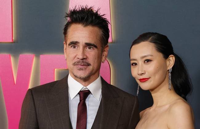 Los Angeles Special Screening Of Netflix s Ballad Of A Small Player 14 October 2025 . Los Angeles, California - Colin Farrell, Fala Chen At Los Angeles Special Screening Of Netflix s Ballad Of A Small Player held at The Egyptian Theater in Los Angeles., Credit:Sadou Faye Avalon United States, CA, Los Angeles, The Egyptian Theater  Copyright: xSadouxFayex xAvalonx 1045625039