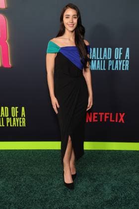 14 October 2025 - Los Angeles, California - Caylee Cowan. Los Angeles Special Screening Of Netflix s Ballad Of A Small Player held at The Egyptian Theater. Los Angeles USA - ZUMAa123 20251014_zaa_a123_110 Copyright: xADx
