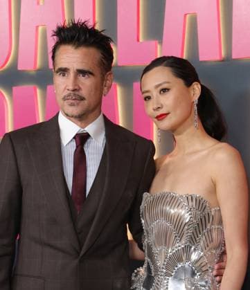 14 October 2025 - Los Angeles, California - Colin Farrell, Fala Chen. Los Angeles Special Screening Of Netflix s Ballad Of A Small Player held at The Egyptian Theater. Los Angeles USA - ZUMAa123 20251014_zaa_a123_115 Copyright: xADx