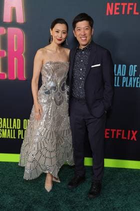 14 October 2025 - Los Angeles, California - Fala Chen, Dan Lin. Los Angeles Special Screening Of Netflix s Ballad Of A Small Player held at The Egyptian Theater. Los Angeles USA - ZUMAa123 20251014_zaa_a123_051 Copyright: xADx
