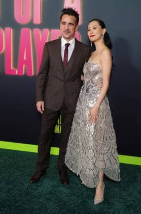 14 October 2025 - Los Angeles, California - Colin Farrell, Fala Chen. Los Angeles Special Screening Of Netflix s Ballad Of A Small Player held at The Egyptian Theater. Los Angeles USA - ZUMAa123 20251014_zaa_a123_052 Copyright: xADx