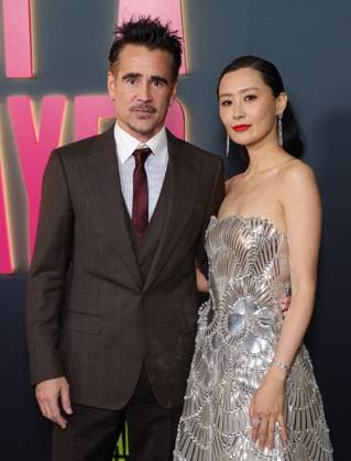 14 October 2025 - Los Angeles, California - Colin Farrell, Fala Chen. Los Angeles Special Screening Of Netflix s Ballad Of A Small Player held at The Egyptian Theater. Los Angeles USA - ZUMAa123 20251014_zaa_a123_078 Copyright: xADx