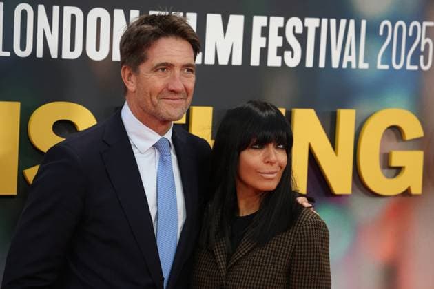 UK premiere of Is This Thing On? Claudia Winkleman and husband Kris Thykier at the UK premiere of Is This Thing On? during the 69th BFI London Film Festival at The Royal Festival Hall in London. London Royal Festival Hall UK Copyright: xFredxDuvalx