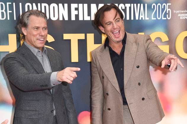 John Bishop and Will Arnett at the premiere of the feature film Is This Thing On at the 69 BFI London Film Festival 2025 at the Royal Festival Hall London, 14 10 2025 Foto:xS.xVasx xFuturexImagex thing_5019