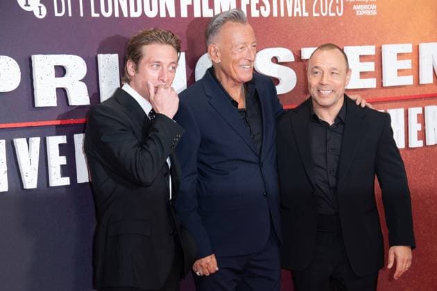 London Film Festival 2025 - Springsteen: Deliver Me from Nowhere Arrivals at Royal Festival Hall, Southbank, London Jeremy Allen White, Bruce Springsteen, Stephen Graham attends the Headline Gala of Springsteen: Deliver Me from Nowhere at The 69th BFI London Film Festival at Royal Festival Hall, Southbank, London, England, UK on Wednesday 15 October, 2025., Credit:Justin Ng Avalon UK, England, London, Royal Festival Hall, Southbank  Copyright: xJustinxNgx xAvalonx 1045764254