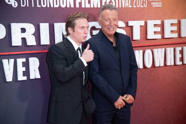London Film Festival 2025 - Springsteen: Deliver Me from Nowhere Arrivals at Royal Festival Hall, Southbank, London Jeremy Allen White and Bruce Springsteen attends the Headline Gala of Springsteen: Deliver Me from Nowhere at The 69th BFI London Film Festival at Royal Festival Hall, Southbank, London, England, UK on Wednesday 15 October, 2025., Credit:Justin Ng Avalon UK, England, London, Royal Festival Hall, Southbank  Copyright: xJustinxNgx xAvalonx 1045764263