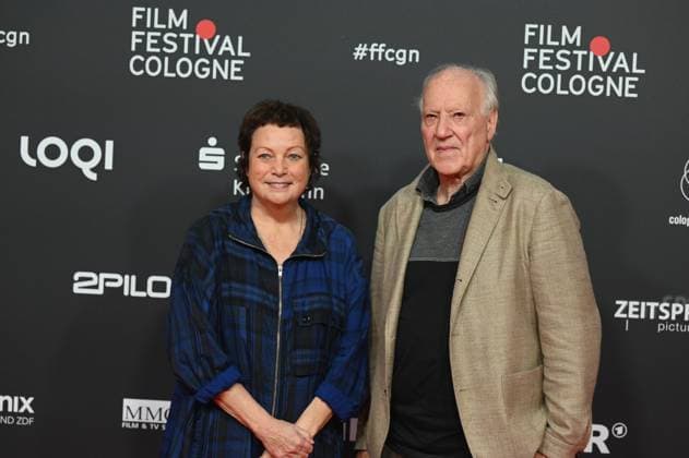 Martina Richter is Managing Director Filmfestival Cologne and , l r, Director Werner Herzog comes to the screening of the film GHOST ELEPHANTS as part of the Film Festival Cologne FFCGN