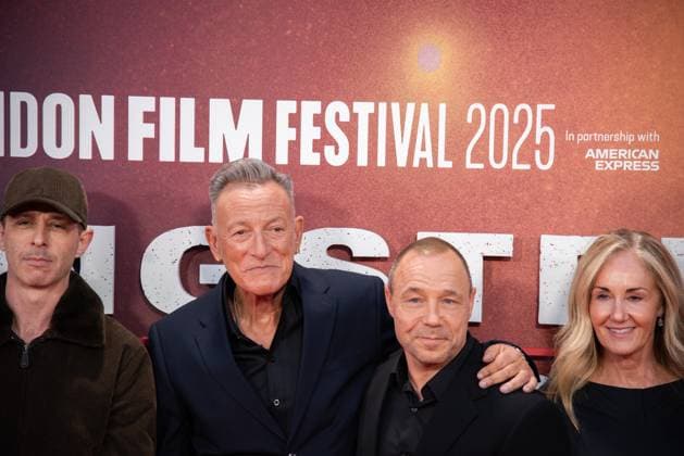 Springsteen: Deliver Me from Nowhere Headline Gala - The 69th BFI London Film Festival - 15 Oct 2025 Jeremy Cooper, Bruce Springsteen and Stephen Graham attend the Springsteen: Deliver Me from Nowhere Headline Gala at the 69th BFI London Film Festival at The Royal Festival Hall. London United Kingdom Copyright: xLoredanaxSangiulianox xSOPAxImagesx LSangiuliano-7594