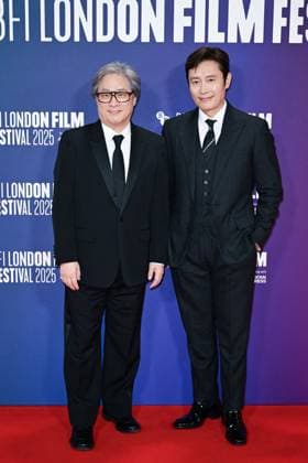 London BFI No Other Choice Premiere Park Chan-wook and Lee Byung-hun attending the No Other Choice from Nowhere Premiere as part of the BFI London Film Festival in London, England on October 15, 2025. Photo by Aurore Marechal ABACAPRESS.COM London  Copyright: xMarechalxAurore ABACAx