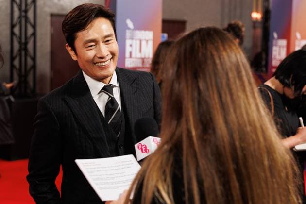 Byung-hun Lee - Red carpet interview - BFI London Film Festival Gala - UK Premiere of No Other Choice - London, UK on 15th October 2025 Byung-hun Lee - Red carpet interview - BFI London Film Festival Gala - UK Premiere of No Other Choice - London, UK on 15th October 2025, Credit:Manuela Langotsch Avalon United Kingdom, London, Royal Festival Hall  Copyright: xManuelaxLangotschx xAvalonx 1045795346