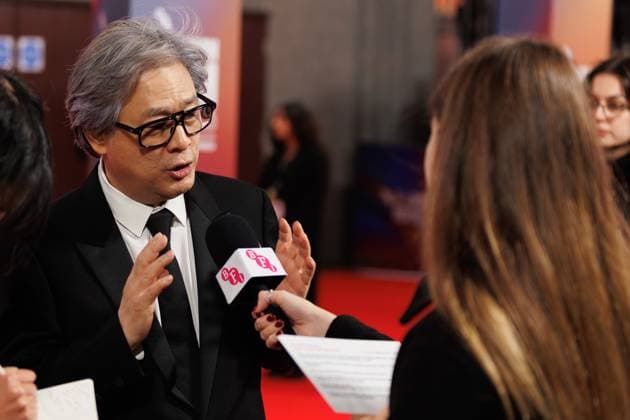Chan-wook Park - Red carpet interview - BFI London Film Festival Gala - UK Premiere of No Other Choice - London, UK on 15th October 2025 Chan-wook Park - Red carpet interview - BFI London Film Festival Gala - UK Premiere of No Other Choice - London, UK on 15th October 2025, Credit:Manuela Langotsch Avalon United Kingdom, London, Royal Festival Hall  Copyright: xManuelaxLangotschx xAvalonx 1045795363