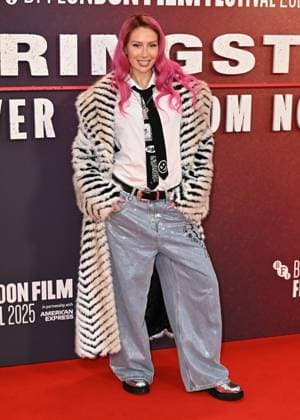 CC Clarke attends Springsteen: Deliver Me from Nowhere Premiere during the BFI London Film Festival, at the Southbank Centre, Royal Festival Hall in London, England. UK. Wednesday 15th October 2025 Copyright: xJamesxWarrenx adz85244