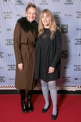 Rosa Lee Markert and Stella Marie Markert at the premiere of the movie Danke für nichts at the Filmtheater Colosseum Berlin, 15 10 2025 Foto:xS.xGabschx xFuturexImagex danke_5009