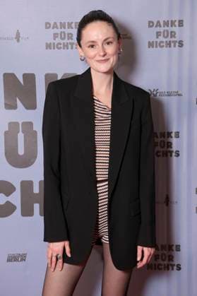 Lea van Acken at the premiere of the movie Danke für nichts at the Filmtheater Colosseum Berlin, 15 10 2025 Foto:xS.xGabschx xFuturexImagex danke_5032