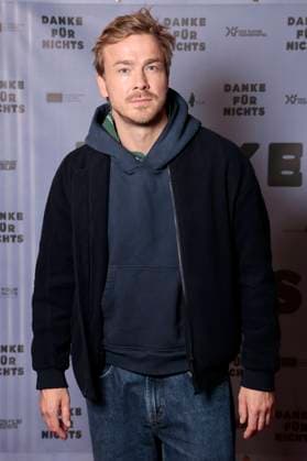 Albrecht Schuch at the premiere of the film Danke für nichts at the Filmtheater Colosseum Berlin, 15 10 2025 Foto:xS.xGabschx xFuturexImagex danke_5036