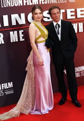 UK premiere of Springsteen: Deliver Me Odessa Young and Jeremy Allen White at the UK premiere of Springsteen: Deliver Me from Nowhere at the 69th BFI London Film Festival. London Royal Festival Hall UK Copyright: xFredxDuvalx