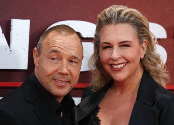UK premiere of Springsteen: Deliver Me Stephen Graham and wife Hannah Walters at the UK premiere of Springsteen: Deliver Me from Nowhere at the 69th BFI London Film Festival. London Royal Festival Hall UK Copyright: xFredxDuvalx