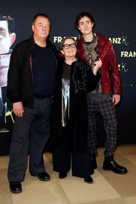 Peter Kurth, Agnieszka Holland and Idan Weiss at the premiere of the film Franz K at the Delphi Filmpalast am Zoo Berlin, 15 10 2025 Foto:xA.xBuggex xFuturexImagex franz_5063