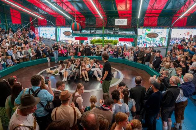 Munich, 190 Munich Oktoberfest, 117 years of Feldls Devils Wheel on the Wiesn
