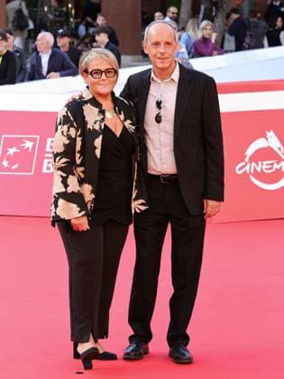 Roma Cinema Fest 2025, Day 2 - Red carpet for the film Bombolo - Core de Roma. Pictured: Stefania and Alessandro Lechner  Copyright: xMarcoxProvvisionatox xipa-agency.netx xDxAvanzo Provvisionatox IPA_Agency_IPA66659802
