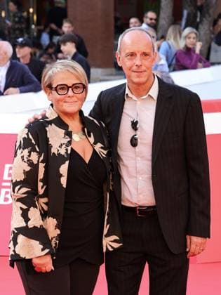 Roma Cinema Fest 2025, Day 2 - Red carpet for the film Bombolo - Core de Roma. Pictured: Stefania and Alessandro Lechner  Copyright: xMarcoxProvvisionatox xipa-agency.netx xDxAvanzo Provvisionatox IPA_Agency_IPA66659806