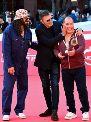 Roma Cinema Fest 2025, day 2 - Red carpet for the film Bombolo - Core De Roma. Pictured is Stefano Calvagna and lookalikes of Thomas Milian and Bombolo.  Copyright: xMaurizioxD Avanzox xipa-agency.netx xDxAvanzo Provvisionatox IPA_Agency_IPA66660465