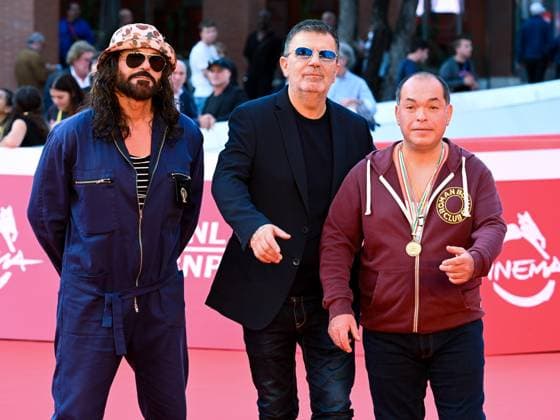 Roma Cinema Fest 2025, day 2 - Red carpet for the film Bombolo - Core De Roma. Pictured is Stefano Calvagna and lookalikes of Thomas Milian and Bombolo.  Copyright: xMaurizioxD Avanzox xipa-agency.netx xDxAvanzo Provvisionatox IPA_Agency_IPA66660468