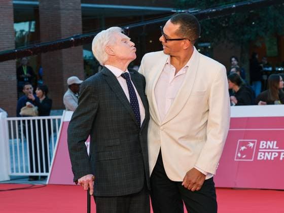 Entertainment Bilder des Tages Roma Cinema Fest 2025, day 2, Red Carpet for the film Moss & Freud. Pictured: Derek Jacobi, James Lucas  Copyright: xMarcoxProvvisionatox xipa-agency.netx xDxAvanzo Provvisionatox IPA_Agency_IPA66661779