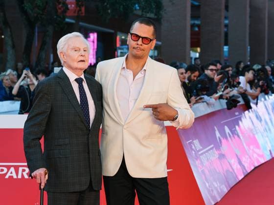Roma Cinema Fest 2025, day 2, Red Carpet for the film Moss & Freud. Pictured: Derek Jacobi, James Lucas  Copyright: xMarcoxProvvisionatox xipa-agency.netx xDxAvanzo Provvisionatox IPA_Agency_IPA66661787