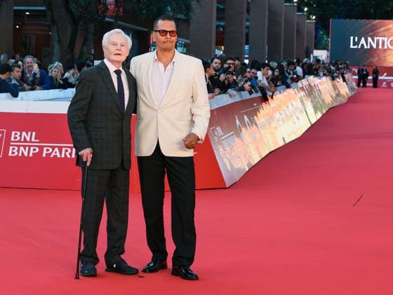 Roma Cinema Fest 2025, day 2, Red Carpet for the film Moss & Freud. Pictured: Derek Jacobi, James Lucas  Copyright: xMarcoxProvvisionatox xipa-agency.netx xDxAvanzo Provvisionatox IPA_Agency_IPA66661792
