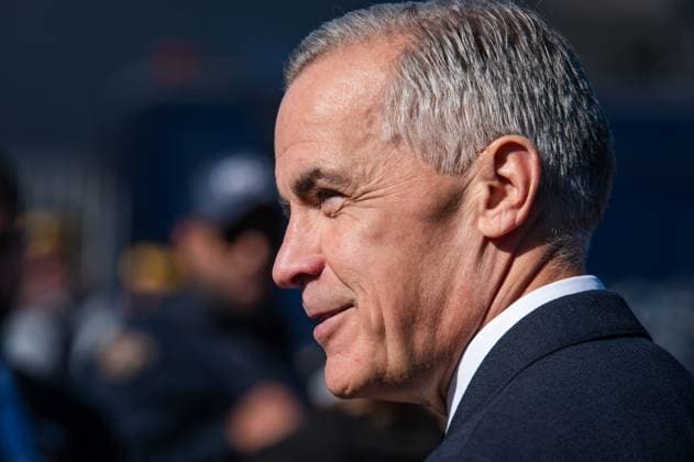October 16, 2025, Etobicoke, On, Canada: Prime Minister Mark Carney visits an RCMP detachment to make an announcement in Etobicoke, Ont., on Thursday, Oct. 16, 2025. Etobicoke Canada  - ZUMAc35_ 20251016_zaf_c35_026 Copyright: xLauraxProctorx
