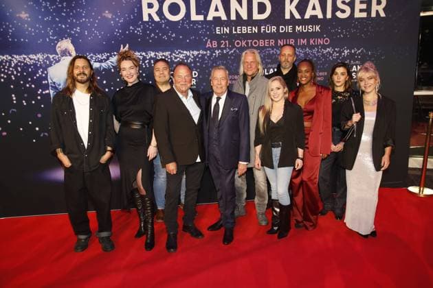 World premiere of the concert film 50 JAHRE ROLAND KAISER EIN LEBEN FÜR DIE MUSIK Münster, 16 10 2025 Roland Kaiser at the world premiere of the Roland Kaiser movie 50 Jahre Roland Kaiser Ein Leben für die Musik at Cineplex Kino Münster Nordrhein Westfalen Germany Copyright: xMatthiasxGränzdörferx