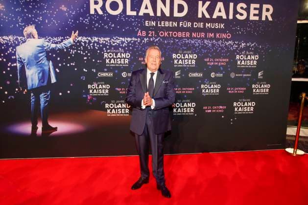 World premiere of the Roland Kaiser concert film 50 years of Roland Kaiser A life for music in Münster Münster, 16 10 2025 Roland Kaiser at the world premiere of the Roland Kaiser concert film in Münster NRW Copyright: xMatthiasxGränzdörferx