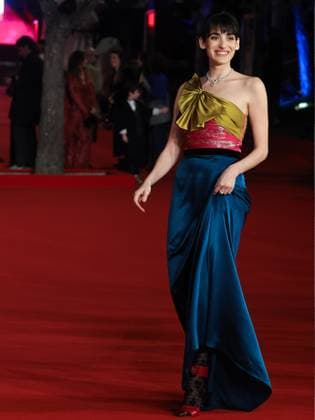 Rome: Rome Cinema Fest 2025, evening 2 - Red carpet screening of Breve Storia d amore. Pictured: Pilar Fogliati Rome  - ZUMAp169 20251016_zea_p169_1259 Copyright: xMarcoxProvvisionatox
