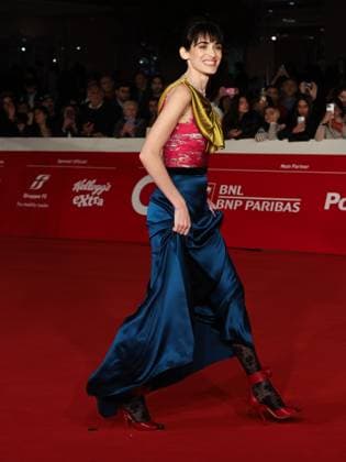 Rome: Rome Cinema Fest 2025, evening 2 - Red carpet screening of Breve Storia d amore. Pictured: Pilar Fogliati Rome  - ZUMAp169 20251016_zea_p169_1269 Copyright: xMarcoxProvvisionatox