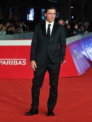 Rome: Rome Cinema Fest 2025, evening 2 - Red carpet screening of Breve Storia d amore. Pictured: Adriano Giannini Rome  - ZUMAp169 20251016_zea_p169_1285 Copyright: xMarcoxProvvisionatox