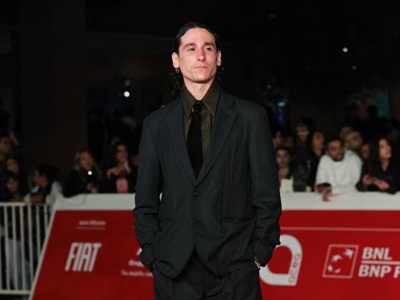 Rome: Rome Cinema Fest 2025, evening 2 - Red carpet screening of A Brief Story of Love. Pictured is Andrea Carpenzano. Rome  - ZUMAp169 20251016_zea_p169_1304 Copyright: xMarcoxProvvisionatox