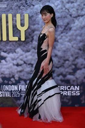 69th BFI London Film Festival LONDON, UNITED KINGDOM - OCTOBER 16: Mari Yamamoto attends the premiere of the film Rental Family during the 69th BFI London Film Festival held at the Royal Festival Hall in London, UK on October 16, 2025. Rasid Necati Aslim Anadolu London United Kingdom. Editorial use only. Please get in touch for any other usage.  Copyright: x2025xAnadoluxRasidxNecatixAslimx