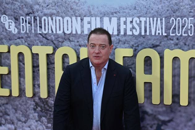 69th BFI London Film Festival LONDON, UNITED KINGDOM - OCTOBER 16: Brendan Fraser attends the premiere of the film Rental Family during the 69th BFI London Film Festival held at the Royal Festival Hall in London, UK on October 16, 2025. Rasid Necati Aslim Anadolu London United Kingdom. Editorial use only. Please get in touch for any other usage.  Copyright: x2025xAnadoluxRasidxNecatixAslimx
