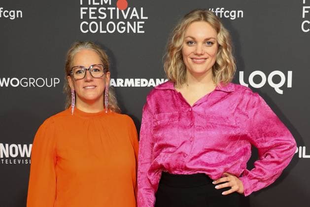 Gertje Forlong and Jennifer Buschmann arriving at the Film Festvial Cologne Awards ceremony on 16 10 2025 at the Cineplex Filmpalast in Cologne Film Festival Cologne Awards 2025 in Cologne