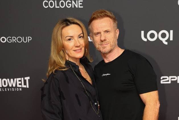Klejda Shani and Kasem Hoxha arriving at the Film Festvial Cologne Awards ceremony on 16 10 2025 at the Cineplex Filmpalast in Cologne Film Festival Cologne Awards 2025 in Cologne
