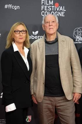 Katharina Blum Medienstiftung NRW and Werner Herzog arriving to receive the Filmpreis Koeln as part of the Film Festvial Cologne Awards on 16 10 2025 at the Cineplex Filmpalast in Koeln Film Festival Cologne Awards 2025 in Koeln